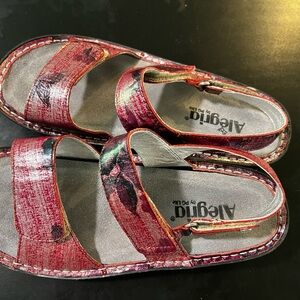 Alegria Kids Vibrant Red Sandals